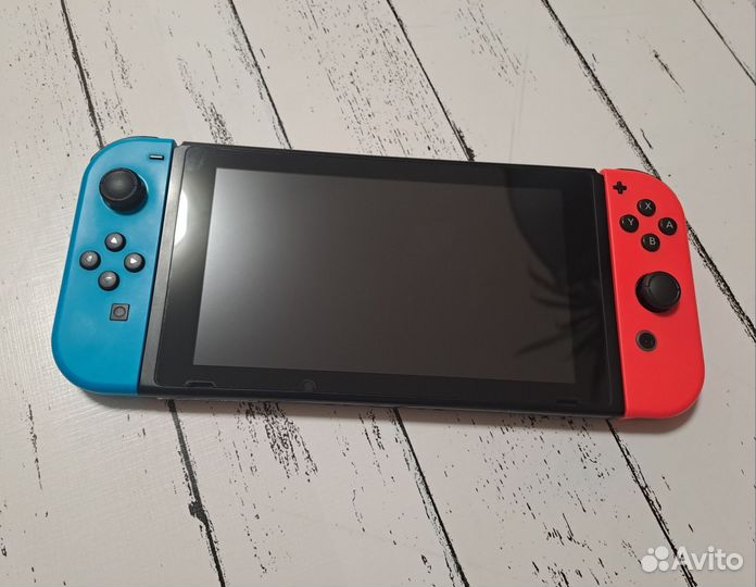 Nintendo switch rev 2 прошитая + 128гб