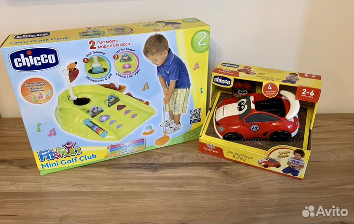 Chicco новый мини гольф и радиоупр машина