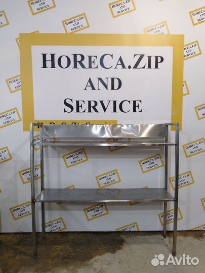 Стеллаж сварной из нержавеющей стали 155х40х146