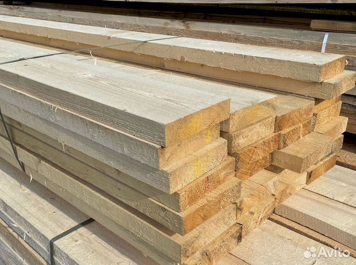 Доска обрезная 25х100х6000