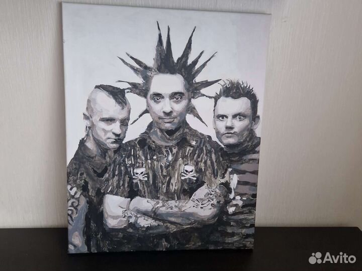 Картина акрилом на холсте