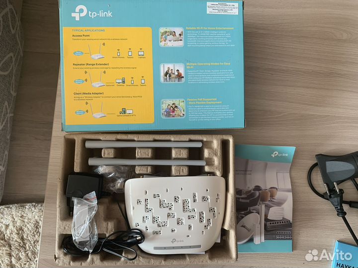 Wi-Fi точка доступа TP-link TL-WA801ND, белый