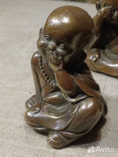 Статуэтк 4 шт латунь уомплект