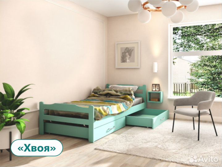 Кровать из дерева