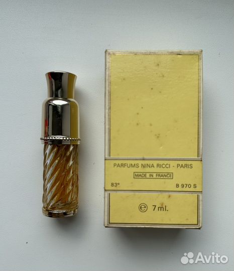 Nina Ricci L'Air du Temps духи винтаж б/у