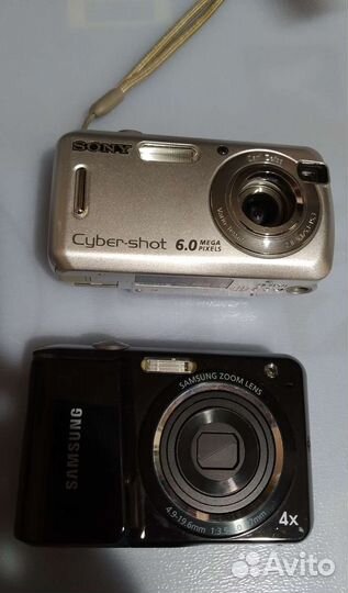 Компактный фотоаппарат sony dsk-s600, samsung еs25