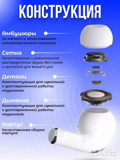 Наушники Al Pods Pro 2, новые