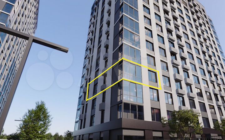 2-к. квартира, 58,4 м², 4/17 эт.