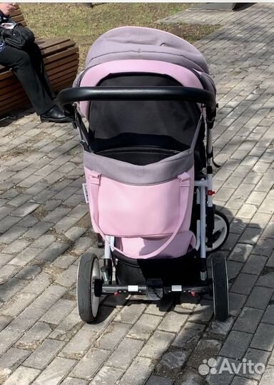 Коляска 2 в 1 эко кожа