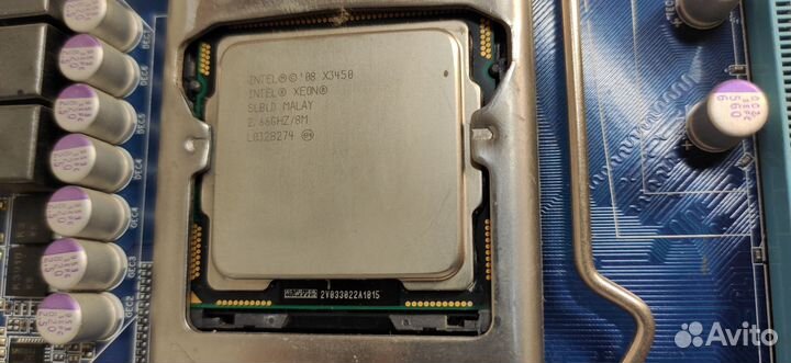 Материнская плата 1156 с процессором (комплект)