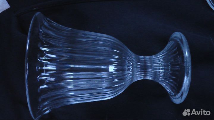 Рюмки старые хрустальные Франция и стеклянные СССР