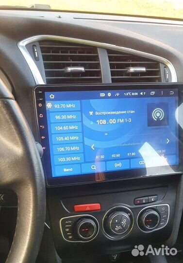 Магнитола на Citroen C4 2 B7 Android