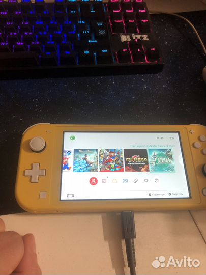 Новая Nintendo switch lite чип