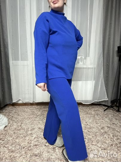 Костюм женский в рубчик 46-48р