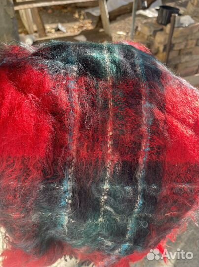 Мужской шарф махеровый