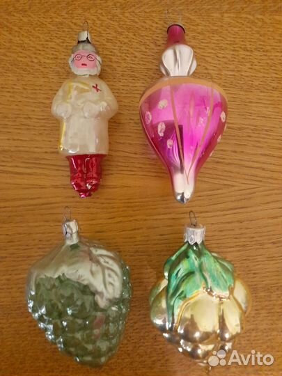 Елочные игрушки СССР