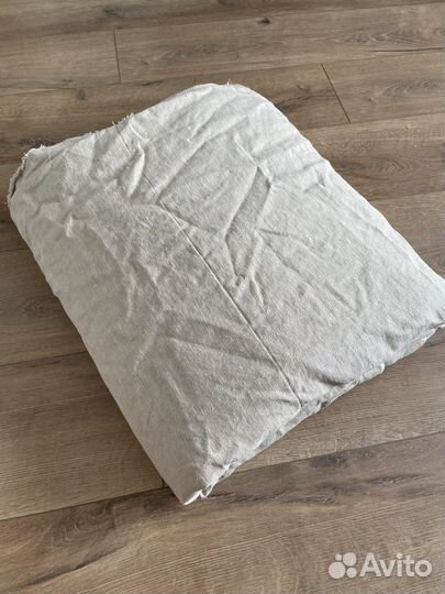 Лён Айна IKEA (синий, серо-бежевый, серый)