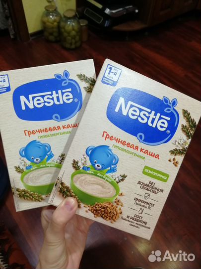 Каша nestle гречневая
