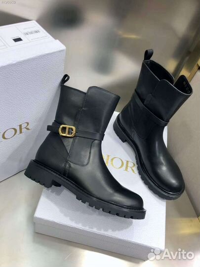 Ботильоны Dior кожаные
