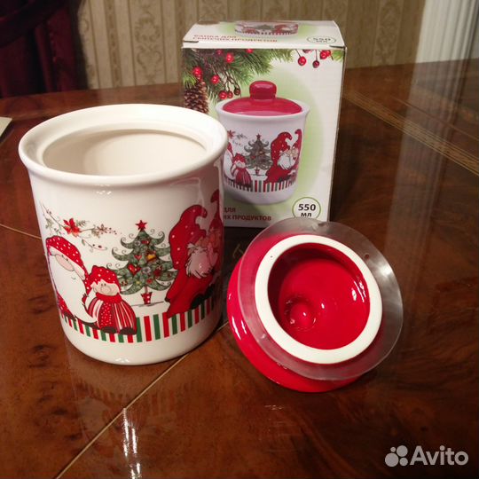 Банка для сыпучих продуктов. Новая. 550мл