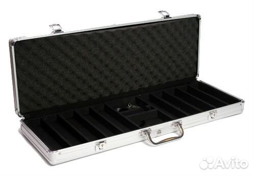 Алюминиевый кейс на 500 фишек