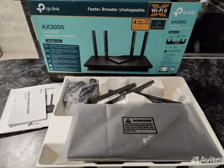 Wifi роутер TP link archer AX55