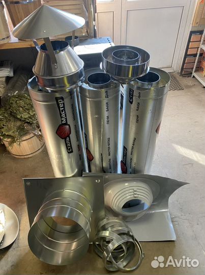 Дымоход сэндвич ф110 комплект 3 метра