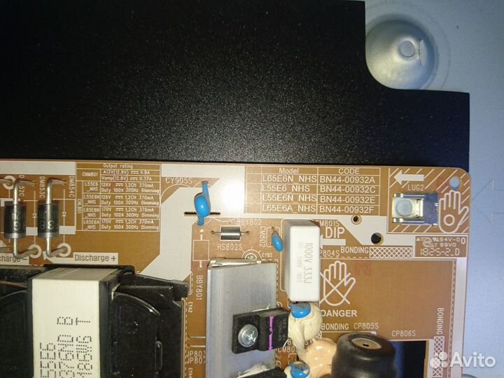 Блок питания от тв Samsung ue55nu7470u