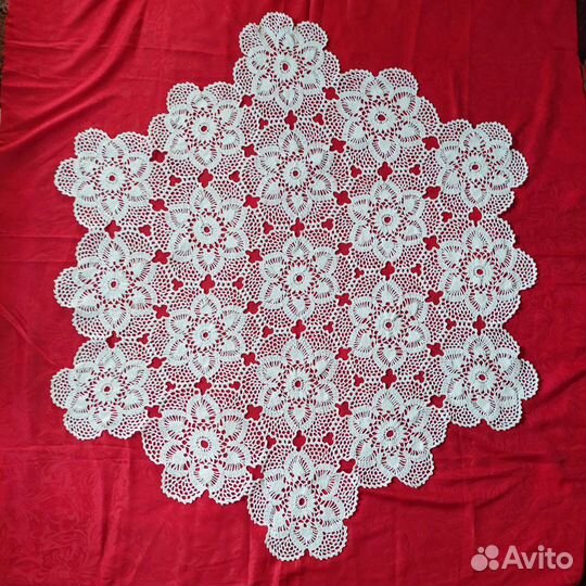 Скатерть вязаная крючком