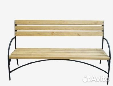 Скамейка Лавка парковая 1,8 м со спинкой