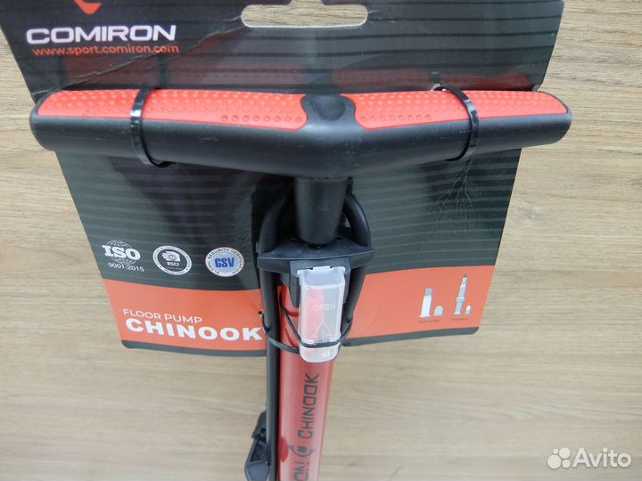 Насос стационарный с манометром 11атм + доп. насад