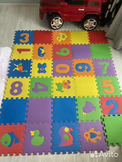 Развивающий коврик пазл