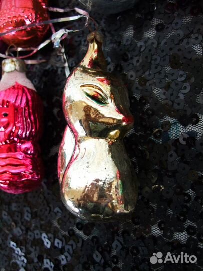 Советские новогодние игрушки СССР