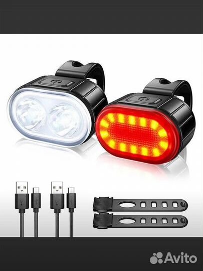 Комплект фонарей на велосипед