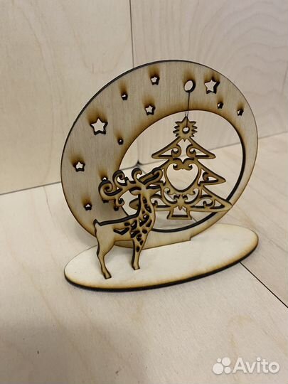 Новогодняя игрушка, фигурка оленя