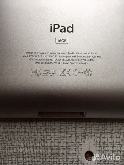 iPad Wi-Fi + Sim 2012 г