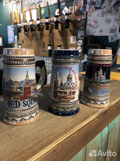 Пивные кружки и бокалы