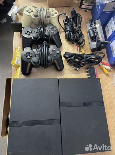 Sony playstation 2 PS2 slim и игры обмен