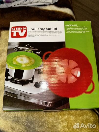 Силиконовая крышка невыкипайка