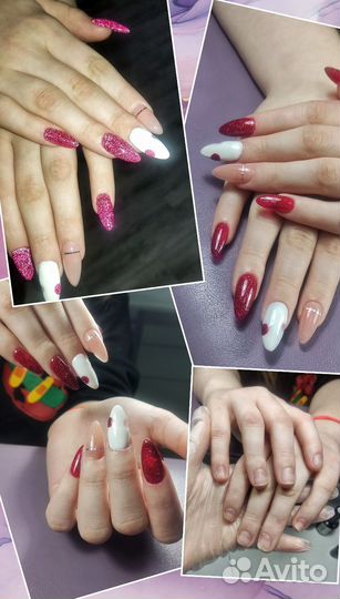 Маникюр, гель-лак, наращивание ногтей