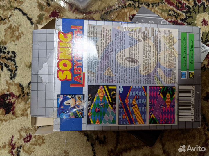 Sonic Labyrinth EU/UK для Sega Game Gear