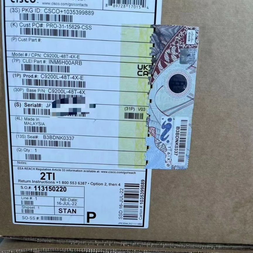 [C9200L-48T-4X-E] Коммутатор Cisco C9200l-48t-4x-E