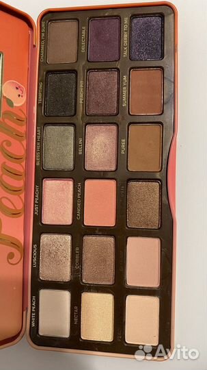 Палетка теней для век Too Faced (sweet peach)