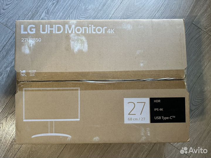 Новый 4к монитор LG 27UP850N-W 27 дюймов