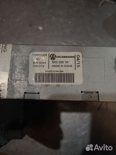 Магнитола VW Jetta 6