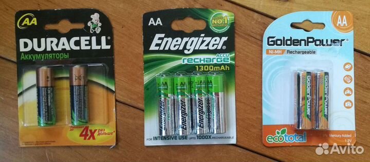 Аккумуляторы аа и ааа и зарядное устройство