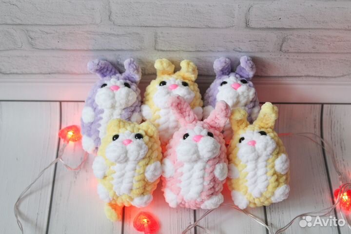 Игрушки сувениры на Пасху. Брелоки из плюша