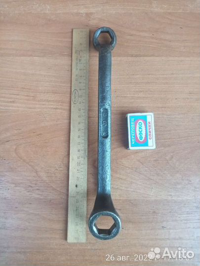 Ключ накидной 19/24 шестигранный СССР обмен