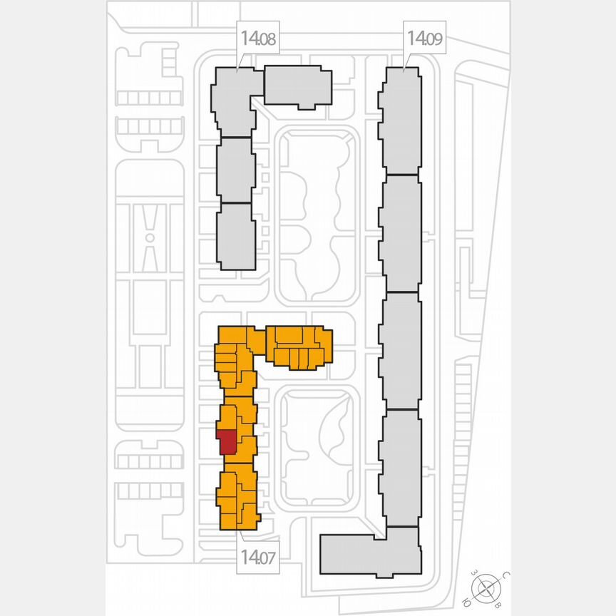 2-к. квартира, 60 м², 4/8 эт.