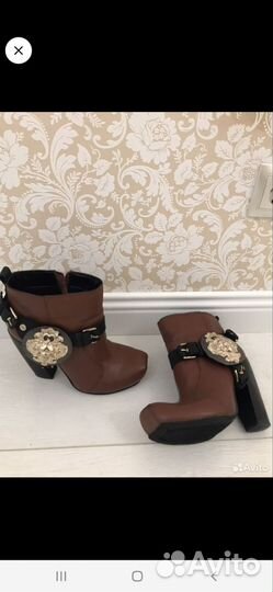 Ботильоны натуральная кожа 38